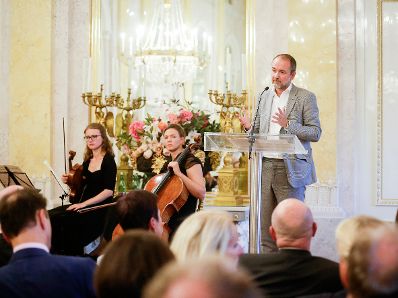 Am 15.September 2016 er&ouml;ffnete Kunst- und Kulturminister Thomas Drozda die Ausstellung "Seurat, Signac, Van Gogh - Wege des Pointilismus" in der Albertina. Im Bild bei der Er&ouml;ffnungsansprache.