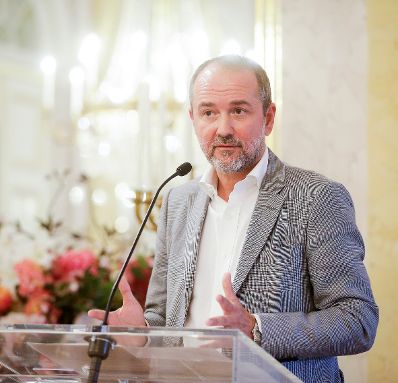 Am 15.September 2016 er&ouml;ffnete Kunst- und Kulturminister Thomas Drozda die Ausstellung "Seurat, Signac, Van Gogh - Wege des Pointilismus" in der Albertina. Im Bild bei der Er&ouml;ffnungsansprache.