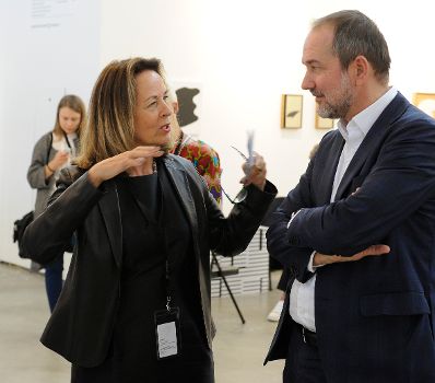 Am 21. September 2016 besuchte Kunst-und Kulturminister Thomas Drozda die viennacontemporary, &Ouml;sterreichs internationale Kunstmesse in der Marxhalle Wien.