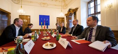 Am 7. Oktober 2016 empfing Kanzleramtsminister Thomas Drozda den Pr&auml;sidenten des Schwedischen Reichstags Urban Ahlin zu einem Arbeitsgespr&auml;ch.