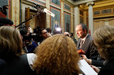 Am 12. Oktober 2016 gab Kanzleramtsminister Thomas Drozda (im Bild) ein Pressestatement nach der Regierungssitzung.