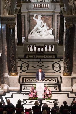 Am 17. Oktober 2016 sprach Kunst- und Kulturminister Thomas Drozda anl&auml;sslich des Festaktes des 125-j&auml;hrigen Bestehens des Kunsthistorischen Museums.