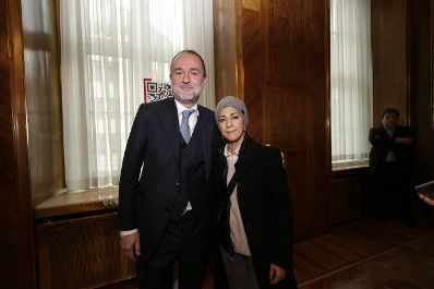 Am 26. Oktober 2016 empfing Kanzleramtsminister Thomas Drozda im Rahmen des Nationalfeiertages Besucherinnen und Besucher im Bundeskanzleramt.