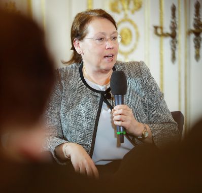 Am 23. Februar 2017 fand im Bundeskanzleramt anl&auml;sslich des 11. Europ&auml;ischen Datenschutztages die Veranstaltung 'Das neue Datenschutzrecht in der Europ&auml;ischen Union' statt. Im Bild Leiterin der Datenschutzbeh&ouml;rde Andrea Jelinek.