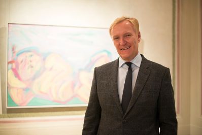 Am 24. M&auml;rz 2017 besuchte Kunst- und Kulturminister Thomas Drozda die Ausstellung "Woman Power" von Maria Lassnig im Palazzo Pitti in Florenz. Im Bild der Direktor der Albertina Klaus Albrecht Schr&ouml;der.