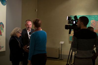 Am 24. M&auml;rz 2017 besuchte Kunst- und Kulturminister Thomas Drozda die Ausstellung "Woman Power" von Maria Lassnig im Palazzo Pitti in Florenz.