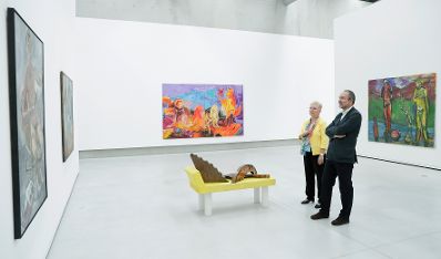 Am 16. Juli 2017 besuchte Kunst- und Kulturminister Thomas Drozda das Liaunig Museum.
