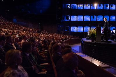 Am 27. Juli 2017 er&ouml;ffnete Kunst- und Kulturminister Thomas Drozda (im Bild) die Salzburger Festspiele in der Felsenreitschule.