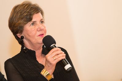 Am 27. Juli 2017 besuchte Kunst- und Kulturminister Thomas Drozda den ORF-Cocktail-Empfang anl&auml;sslich der Salzburger Festspiele. Im Bild Pr&auml;sidentin der Salzburger Festspiele Helga Rabl-Stadler.