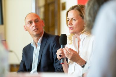 Am 2. August 2017 fand die Diskussionsreihe &bdquo;Open Space&ldquo; mit Bundesminister Thomas Drozda statt.