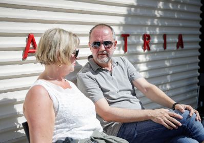 Am 2. September 2017 besuchte Kunst- und Kulturminister Thomas Drozda die Filmfestspiele Venedig und die Biennale.