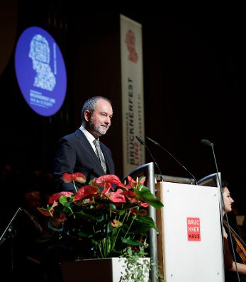 Am 17. September 2017 er&ouml;ffnete Kunst- und Kulturminister Thomas Drozda (im Bild) das Internationale Brucknerfest Linz.