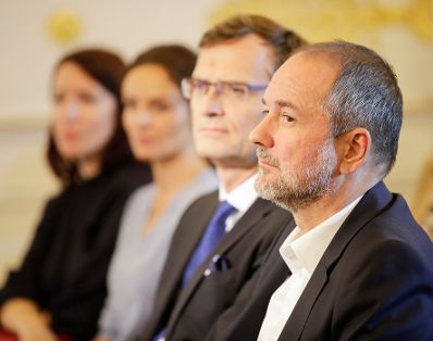 Am 19. September 2017 fand die Verleihung des Plan Medienpreis f&uuml;r Kinderrechte im Bundeskanzleramt statt. Im Bild Kanzleramtsminister Thomas Drozda.