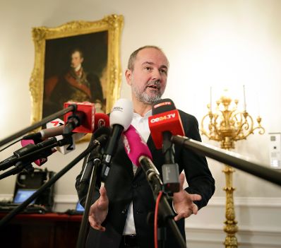 Am 20. September 2017 gab Kanzleramtsminister Thomas Drozda (im Bild) ein Pressestatement nach der Regierungssitzung.