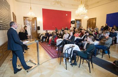 Am 4. Oktober 2017 lud Kunst- und Kulturminister Thomas Drozda zu einem OPEN:SPACE Fr&uuml;hst&uuml;ck ein.