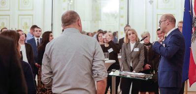 Am 13. Oktober 2017 fand im Bundeskanzleramt ein Empfang anl&auml;sslich der OSZE/Europarats-Konferenz statt.