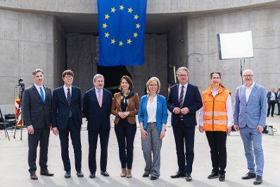 Am 24. M&auml;rz 2023 reiste Bundesministerin Karoline Edtstadler anl&auml;sslich eines Besuchs der Koralmbahnbaustelle in die Steiermark.