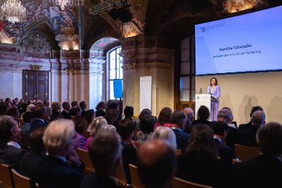 Am 2. September 2024 hielt Bundesministerin Karoline Edtstadler eine Grundsatzrede an alle &Ouml;sterreichischen Botschafterinnen und Botschafter im Rahmen der Botschafter Konferenz.