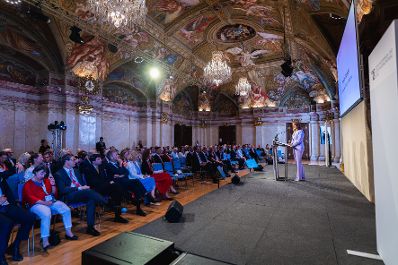 Am 2. September 2024 hielt Bundesministerin Karoline Edtstadler eine Grundsatzrede an alle &Ouml;sterreichischen Botschafterinnen und Botschafter im Rahmen der Botschafter Konferenz.