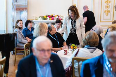 Am 9. Oktober 2024 gab Bundesministerin Karoline Edtstadler (m.r.) einen Empfang zum j&uuml;dischen Neujahrstag &quot;Rosch ha-Schana&quot; im Bundeskanzleramt.