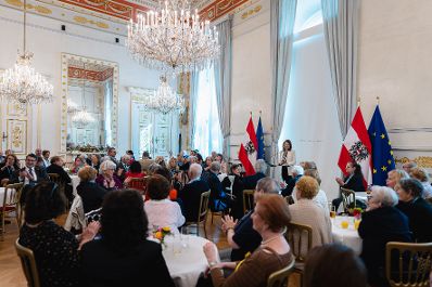 Am 9. Oktober 2024 gab Bundesministerin Karoline Edtstadler einen Empfang zum j&uuml;dischen Neujahrstag &quot;Rosch ha-Schana&quot; im Bundeskanzleramt.