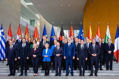 Am 14. Oktober 2024 nahm Bundesministerin Karoline Edtstadler am Westbalkan-Gipfel in Berlin teil.