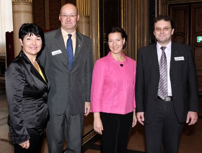 Bundesministerin f&uuml;r Frauenangelegenheiten und &Ouml;ffentlichen Dienst, Gabriele Heinisch-Hosek beim 1. LehrlingausbildnerInnentag des Bundes.