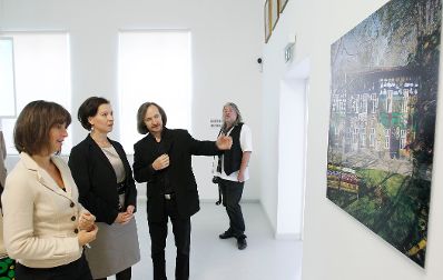 Am 23. September 2010 besuchte Frauenministerin Gabriele Heinisch-Hosek das Art Brut Museum in Maria Gugging.