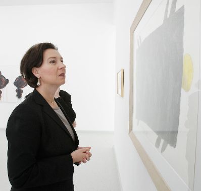 Am 23. September 2010 besuchte Frauenministerin Gabriele Heinisch-Hosek das Art Brut Museum in Maria Gugging.