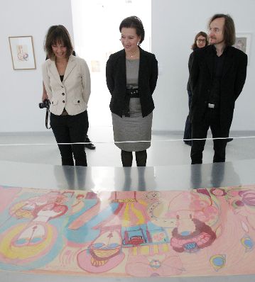Am 23. September 2010 besuchte Frauenministerin Gabriele Heinisch-Hosek das Art Brut Museum in Maria Gugging.