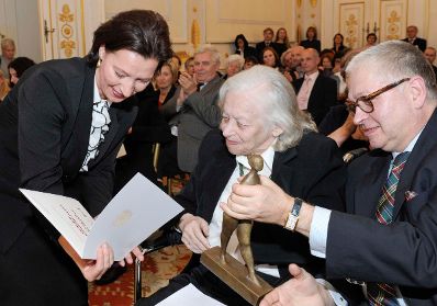 Am 27. Oktober 2010 lud Frauenministerin Gabriele Heinisch-Hosek zur K&auml;the-Leichter-Preisverleihung 2010 ins Bundeskanzleramt in Wien.