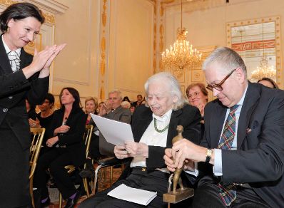Am 27. Oktober 2010 lud Frauenministerin Gabriele Heinisch-Hosek zur K&auml;the-Leichter-Preisverleihung 2010 ins Bundeskanzleramt in Wien.