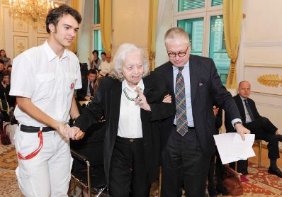 Am 27. Oktober 2010 lud Frauenministerin Gabriele Heinisch-Hosek zur K&auml;the-Leichter-Preisverleihung 2010 ins Bundeskanzleramt in Wien.