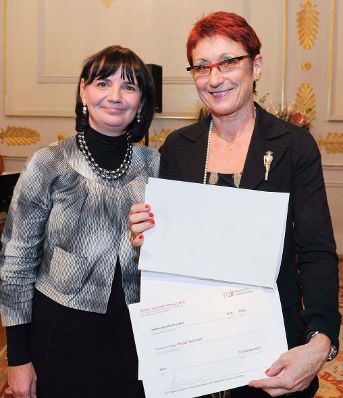 Am 27. Oktober 2010 lud Frauenministerin Gabriele Heinisch-Hosek zur K&auml;the-Leichter-Preisverleihung 2010 ins Bundeskanzleramt in Wien.