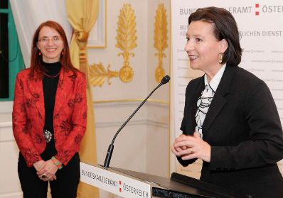 Am 27. Oktober 2010 lud Frauenministerin Gabriele Heinisch-Hosek zur K&auml;the-Leichter-Preisverleihung 2010 ins Bundeskanzleramt in Wien.