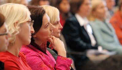 Frauenministerin Gabriele Heinisch-Hosek bei der Verleihung AmaZone-Award.