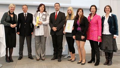 Frauenministerin Gabriele Heinisch-Hosek bei der Verleihung AmaZone-Award.