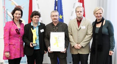 Frauenministerin Gabriele Heinisch-Hosek bei der Verleihung AmaZone-Award.