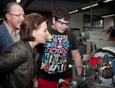 Am 11. Oktober 2011 besuchte Frauenministerin Gabriele Heinisch-Hosek das BFI Wien.