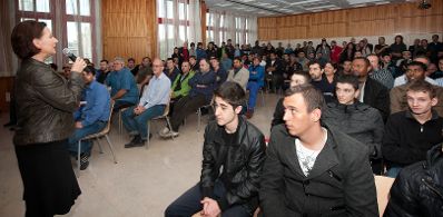 Am 11. Oktober 2011 besuchte Frauenministerin Gabriele Heinisch-Hosek das BFI Wien.