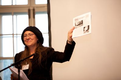 Am 7. Oktober 2011 er&ouml;ffnete Frauenministerin Gabriele Heinisch-Hosek die Frauenenquete ARBEIT.NEU.DENKEN im Schloss Laudon.