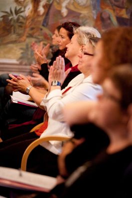 Am 7. Oktober 2011 er&ouml;ffnete Frauenministerin Gabriele Heinisch-Hosek die Frauenenquete ARBEIT.NEU.DENKEN im Schloss Laudon.