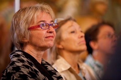 Am 7. Oktober 2011 er&ouml;ffnete Frauenministerin Gabriele Heinisch-Hosek die Frauenenquete ARBEIT.NEU.DENKEN im Schloss Laudon.