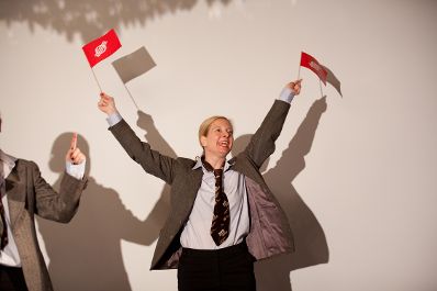 Am 7. Oktober 2011 er&ouml;ffnete Frauenministerin Gabriele Heinisch-Hosek die Frauenenquete ARBEIT.NEU.DENKEN im Schloss Laudon.
