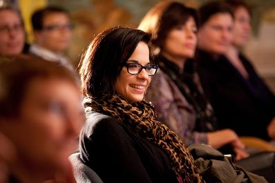 Am 7. Oktober 2011 er&ouml;ffnete Frauenministerin Gabriele Heinisch-Hosek die Frauenenquete ARBEIT.NEU.DENKEN im Schloss Laudon.