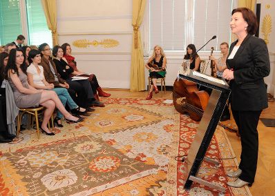 Am 1. Juni 2011, Frauenministerin Gabriele Heinisch-Hosek bei der Verleihung des "Johanna Dohnal-F&ouml;rderpreis 2011".