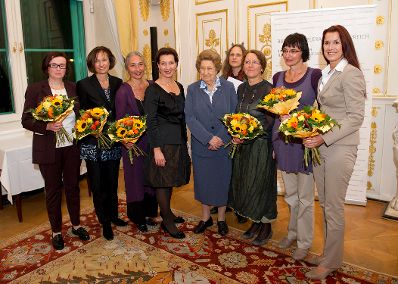 12. Oktober 2011 Bundesministerin Gabriele Heinisch-Hosek bei der K&auml;the-Leichter-Preisverleihung.