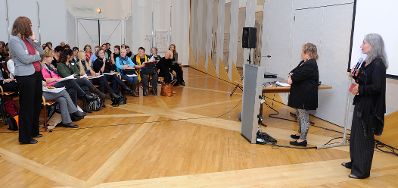 Am 5. November 2012 er&ouml;ffnete Frauenministerin Gabriele Heinisch-Hosek die Frauenenquete &quot;Frauen.K&ouml;rper.Politiken&quot; im Bundesministerium f&uuml;r Gesundheit.