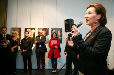 Am 16. April 2013 er&ouml;ffnete Frauenministerin Gabriele Heinisch-Hosek die Ausstellung D.A.A. (Diversity Arts Austria) im Bulgarischen Kulturinstitut.