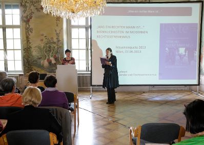 Am 7. Juni 2013 luden Frauenministerin Gabriele Heinisch-Hosek und die Plattform 20000Frauen zur Frauenenquete &bdquo;Maskulinismus. Anti. Feminismus.&ldquo; ins Schloss Laundon.